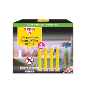 Zero In UV Light Kitchen Insect Killer Refills - 4-Pack