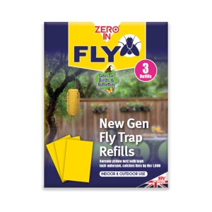 Zero In New Gen Fly Traps Refills - 3-Pack